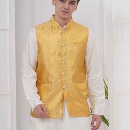 Sethukrishna Woven Design Nehru Jacket-picture-23