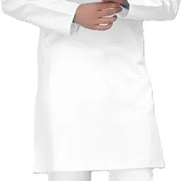 omkar enterprisess Men Cotton Blend Kurta Pyjama Set-picture-45