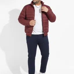 UNSTD Men Lightweight Training or Gym Puffer Jacket-image-9