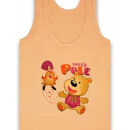 TINY HANDS Boys Pack of 6 Regular Cotton Printed Sleeveless Baniyan Vest image 2