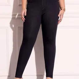 Miss Chase A+ Women Skinny Fit High-Rise Stretchable Jeans-picture-14