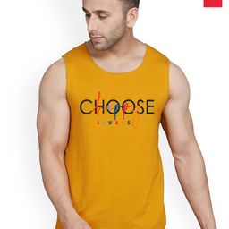 SLOWLORIS Pack Of 2 Printed Innerwear Vests VSL26 CMB(CHS MUSTARD)(OVRTNK BLACKRED)-image-51
