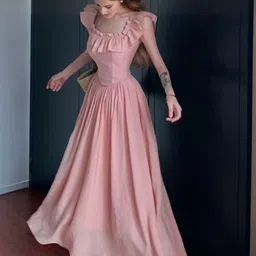 StyleCast Women Round Neck Maxi Dress-image-73