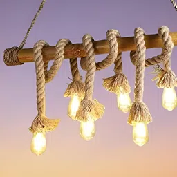 KINIS Modern and Unique Style Beige & White Quirky Ceiling Lamp image 3