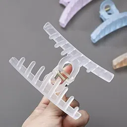 Radhya Accessories Women Pack of 2 Icey 10 Cm Matte finish Hair Claws-image-45
