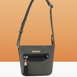 Caprese Women Textured Structured Leather Sling Bag-picture-4