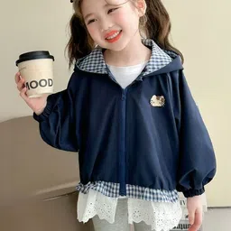 LULU & SKY Girls Brand Logo Sporty Jacket-picture-28