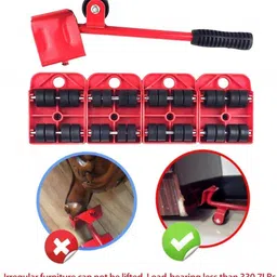 niwrt Furniture Lifter with 4 Sliders, 360 Degree Rotatable Pads_228 Appliance Furniture Caster image 4
