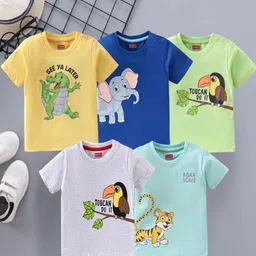 paryag hosiery Unisex Kids Cotton Tshirts-picture-51