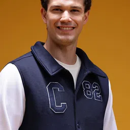 HERE&NOW Applique Varsity Jacket image 2