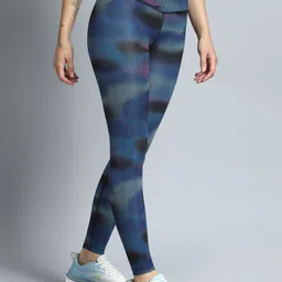 CULT Women Black Energy Map All Over Print Comflex Tights image 4