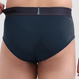 FREECULTR Men Pack Of 5 Mid-Rise Breathability Basic Briefs FCP-XT-B-PB-POB-SG-SW-AG-S image 3