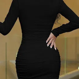 StyleCast Women V-Neck Bodycon Mini Dress image 3