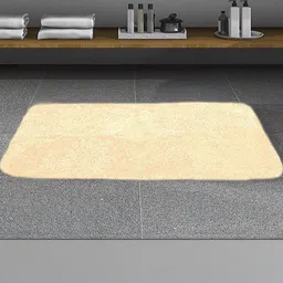 RJVT Beige Microfibre 1400 GSM Bath Rugs-image-46