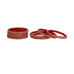 SOMIL Red Alloy Bangle-picture-15