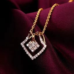 GIVA 14KT BIS Hall Mark Diamond Pendant-picture-16