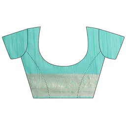 Libas Floral Silk Blend Handloom Saree image 4