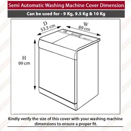 The Furnishing Tree Plastic Washing Machine Covers image 5