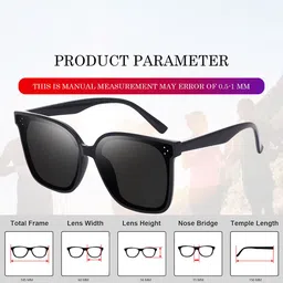 Dervin Women Square Sunglasses with UV Protected Lens image 3