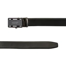 United Colors of Benetton Men Textured Leather Formal Belt image 5