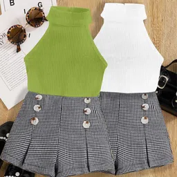 DEL LUNA Cotton Mini Jumper Dress-image-79