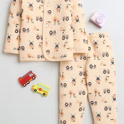 BUMZEE Boys Printed Shirt with Pyjamas image 1