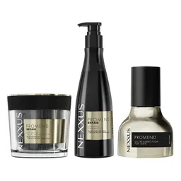 Nexxus Promend Hair Care Trio - Hair Mask 200ml + Hair Serum 30ml + Shampoo 250ml-picture-23