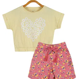 PLUM TREE Girls Printed Top with Shorts-image-72