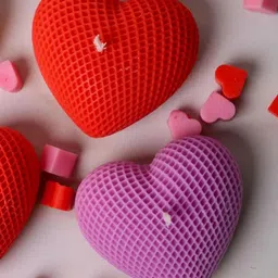 Garden Deco Red & Red 1 pieces Tea Light Candle image 4