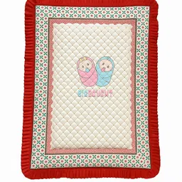 nakhi Rajwadi Work Super soft, Premium quality Baby Mattress With 3 Multi shape pillow baby mattress Rajawadi work image 3