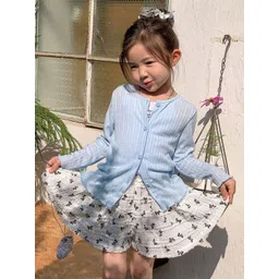 LULU & SKY Girls Striped Cardigan-picture-37