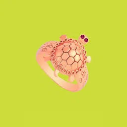 Dynamic Retail Global Unisex Gold Ring image 3