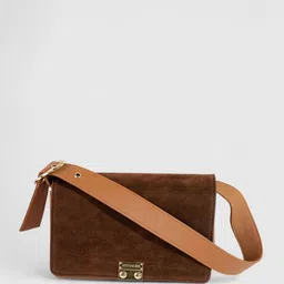 ATTAACHE ACCESSORIES Women Solid Crossbody Sling Bag image 1