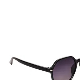 Garry Gobbs Unisex Black Lens & Black Square Sunglasses with image 2