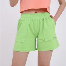 Blue Ronin Women High-Rise Shorts-image-37