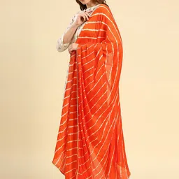 Dupatta Bazaar Leheriya Printed Dupatta With Gotta Patti image 3