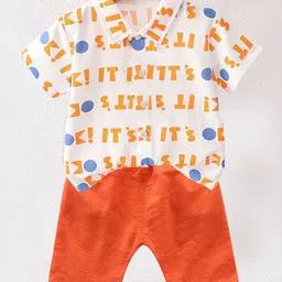DANGAR Unisex Kids Printed Shirt with Shorts-image-67