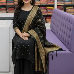 Silakaari Pure Silk Unstitched Dress Material-picture-32