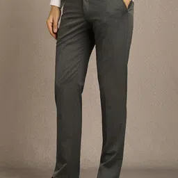 Luxure by Louis Philippe Men Slim Fit Trousers image 3