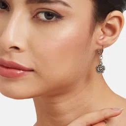 Atibelle Set Of 3 German Silver Plated Heart Shaped Drop Earrings image 4