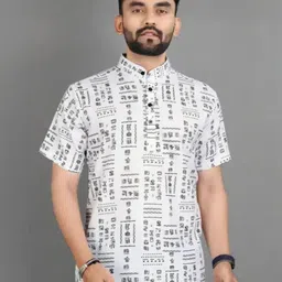 ISUEL FAB Men White Cotton Shirts-picture-27