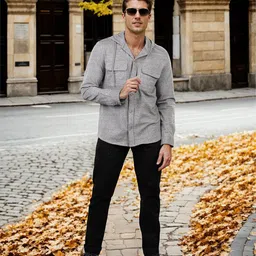 Celio Men Classic Opaque Casual Shirt-image-30