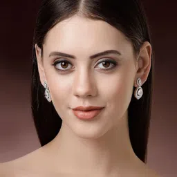 ZENEME Teardrop Shaped Drop Earrings image 4