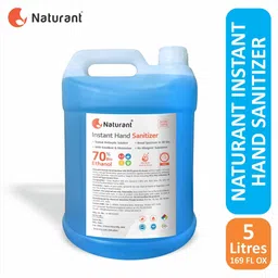 naturant 70% Bio Alcohol Instantly Kills 99.9% Germs Flu & Viruses with Emollient & Advanced Moisturizers, Aqua Energy Fragrance, 5000 ML DisinfectantHand Sanitizer-picture-21