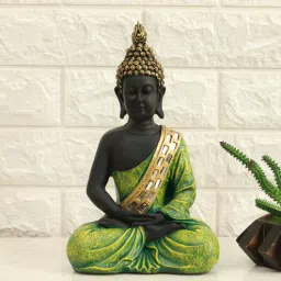 vedas Myat Buddha Decor in Green Color-picture-26