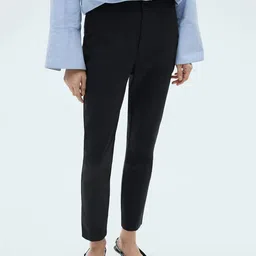 MANGO Women Skinny Fit Cropped Trousers-picture-23