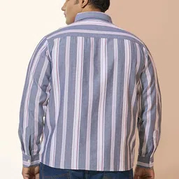 NEON CHILLIE Men Striped Casual Shirt image 5