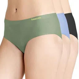 freecultr Pack of 3 Women Hipster Multicolor Panty-picture-15