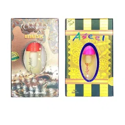RAVIOUR LIFESTYLE Set Of 2 Chocolate Musk & Aseel Alcohol-Free Attar- 8ml Each-picture-14