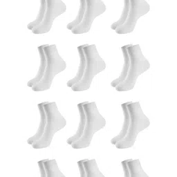 MUKHAKSH Unisex White Socks-image-89